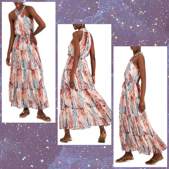 NWT Printed Halter Dress, Inc International Concepts, Small - Picture 2 of 12